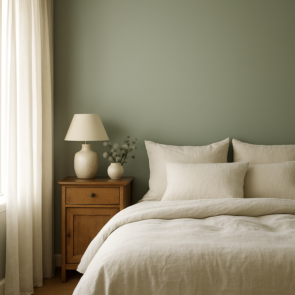 Room designed by Marigold & Hale featuring October Mist